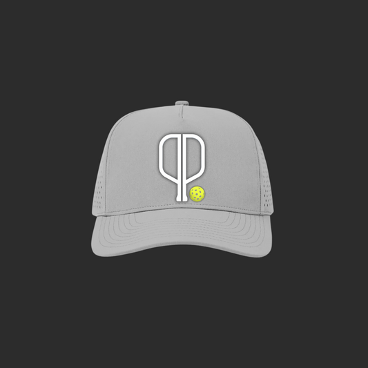 Stylish Pickleball Playbook Performance Trucker Hat with breathable mesh, perfect for active play and outdoor fun.